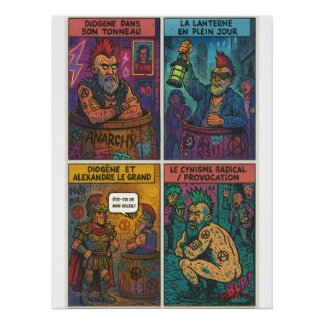 Diogène Punk Perfect Poster