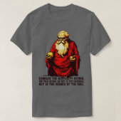 Diogenes Filosofen Wijsheid over eenvoud T-shirt (Design voorkant)