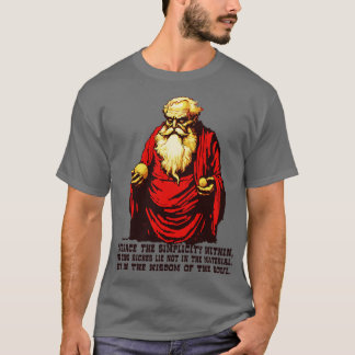 Diogenes Filosofen Wijsheid over eenvoud T-shirt