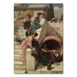 Diogenes van John William Waterhouse Kaart