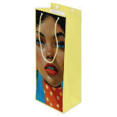 Dionne van KAB Wine Gift Bag Wijn Cadeautas (Achterkant Gekanteld)