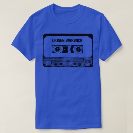 Dionne Warwick Cassettebandje T-shirt (Design voorkant)