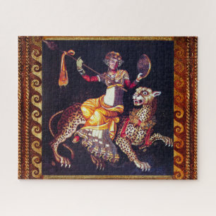 DIONYSOS MET EEN GROOTSCHALIGE LEOPARD Griekse moz Legpuzzel