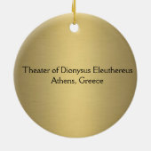 Dionysus Eleuthereus Theater Keramisch Ornament (Achterkant)