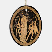 Dionysus en de Satyrs Keramisch Ornament (Rechts)