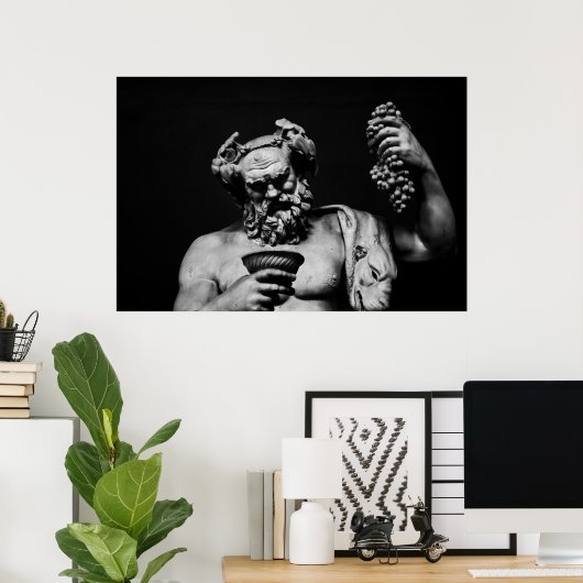 Dionysus met goblet poster (Thuiskantoor)