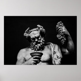 Dionysus met goblet poster