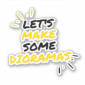 Dioramakers Sticker (Voorkant)