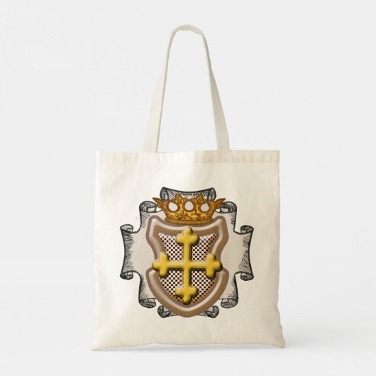 Dios Cross Achternaam Tote Bag (Achterkant)