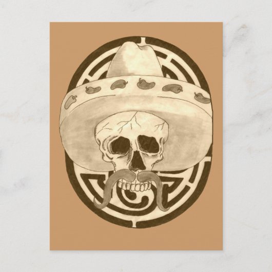 Dios de los Muertos. Briefkaart (Voorkant)
