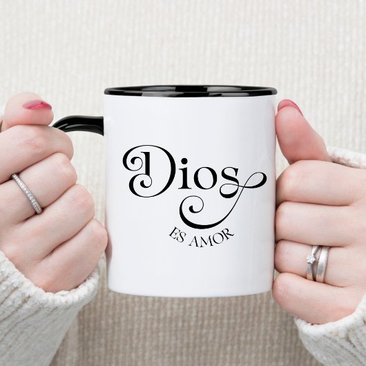 Dios Es Amor Espagnol Café Chrétien Mug