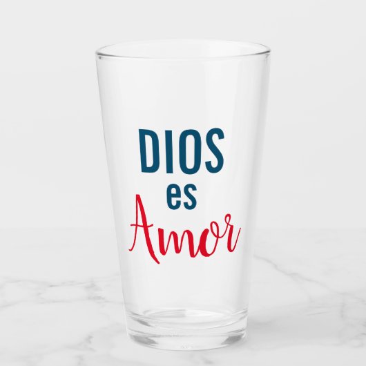 Dios es amor glas (Voorkant)
