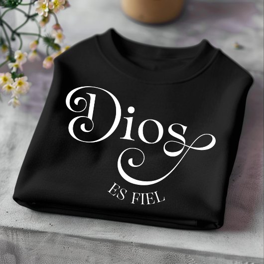 Dios Es Fiel Chrétien T-shirt Espagnol