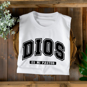 Dios Es Mi Pastor Christelijk Spaans T-shirt