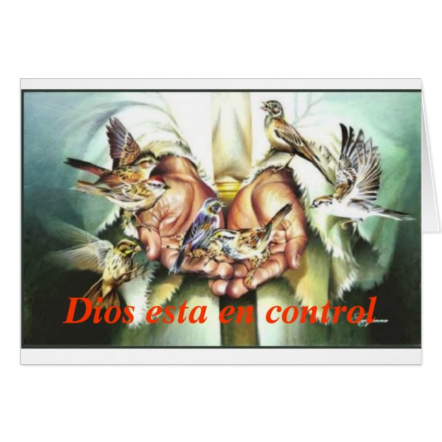 Dios esta en control (Voorkant Horizontaal)