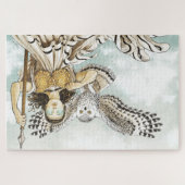 Diosa Atenea - Puzzle +1000 piezas (Horizontal)