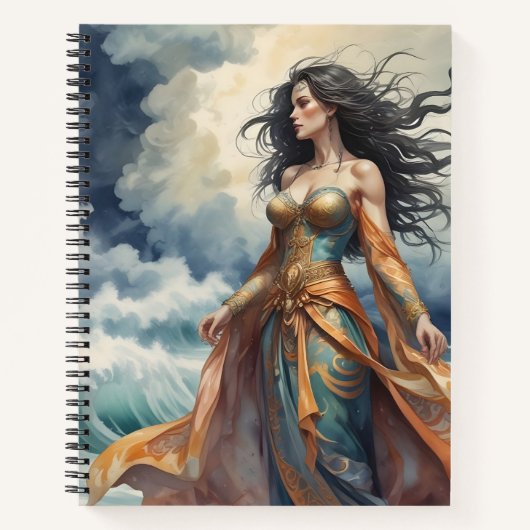 Diosa de las Olas Notitieboek (Voorkant)