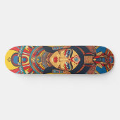 Diosa Maya Ixchel Skateboard (Horizontaal)