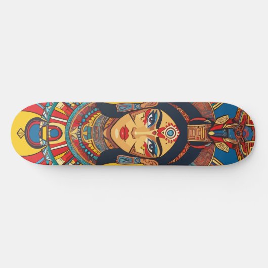 Diosa Maya Ixchel Skateboard (Horizontaal)