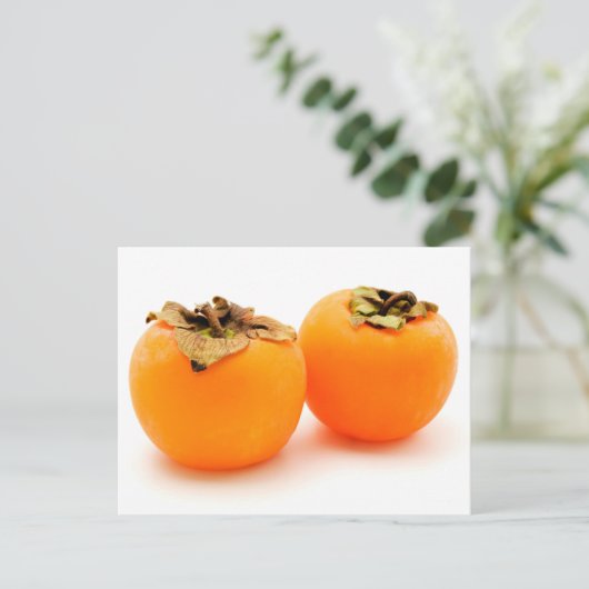 Diospyros kaki briefkaart (Staand voorkant)