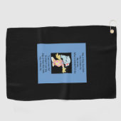 Dip-a-Dee-Doo-Dah voor Nieuwe Hip Golfhanddoek (Horizontaal)