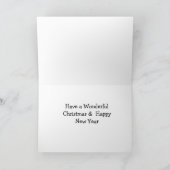 Dip chance drôle de plongée Joyeux Noël carte (Intérieur)