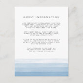 Dip Dye Guest Details Enclosure Kaart | Sky (Voorkant)