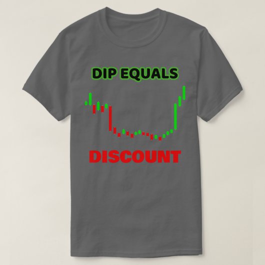 Dip is gelijk aan korting t-shirt (Design voorkant)