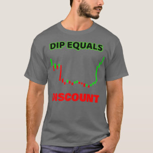 Dip is gelijk aan korting t-shirt