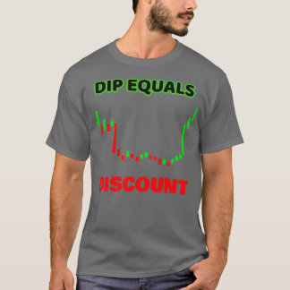 Dip is gelijk aan korting t-shirt