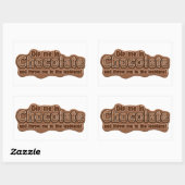 DIP ME IN CHOCOLATE stickers (Feuille)