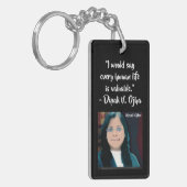 Dipali Ojha (dubbelzijdig) sleutelhanger van RoseW (Voorkant Links)