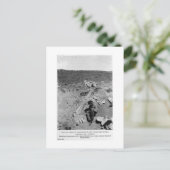 Diplodocus dinosaur briefkaart (Staand voorkant)