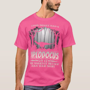 Diplodocus Dinosaur Funny Sauropod Dino T-shirt