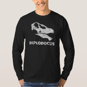 Diplodocus Fossil Skull Dinosaur Botten Diplodocus T-shirt