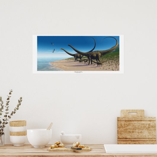 Diplodocus Herd Print (Keuken)