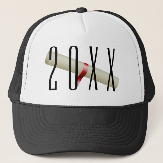 Diploma 20XX Afstuderen Trucker Pet (Voorkant)