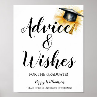 Diploma Advies en Wensen Bord Poster