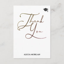 Diploma Dankkaart | Asmelina Harley Script