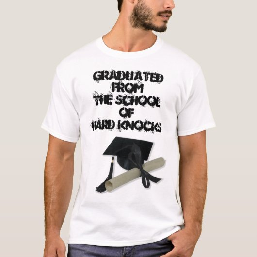 Diploma- en graduatieclap (Mortar Board) T-shirt (Voorkant)