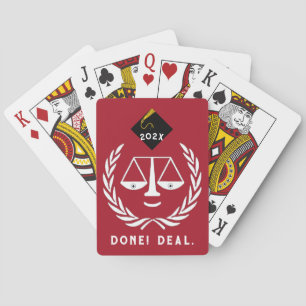 Diploma Geschenk voor afgestudeerden aan de rechte Pokerkaarten