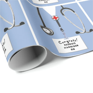 Diploma Geschenk voor Verpleegkundige Cadeaupapier