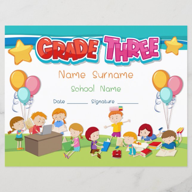 Diploma graad 3 (Voorkant)