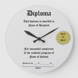 Diploma Grote Klok