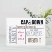 Diploma kaart (Staand voorkant)