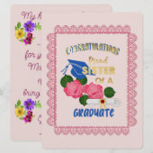 Diploma kaart (Voorkant / Achterkant)