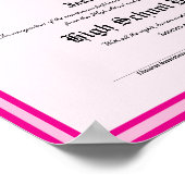 Diploma Novelty High School Keepsake Poster (Hoek)