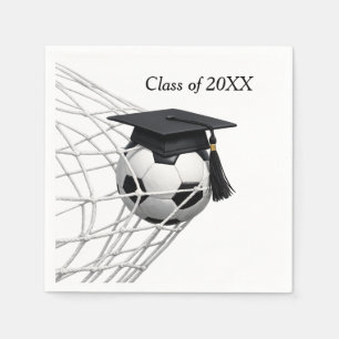 Diploma op een Voetbal Servet