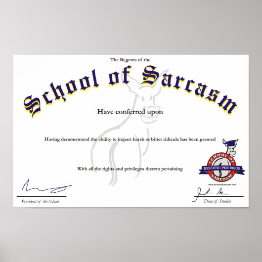 Diploma Poster (Voorkant)