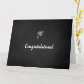 Diploma schoolbord kaart (Gele Bloem)